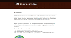 Desktop Screenshot of emcconstructioninc.com